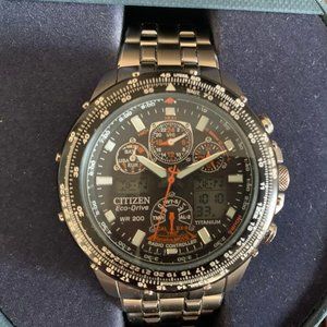 Titanium Citizen Skyhawk AT JY0010-50E